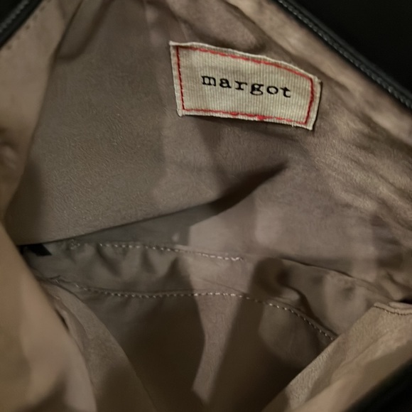 Margot New York black leather cross body purse - Picture 4 of 6